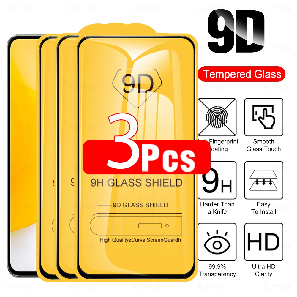 Set 3 Kính Cường Lực 9D Bảo Vệ Màn Hình Điện Thoại Xiaomi 12 Lite 12lite Xiaomi12lite