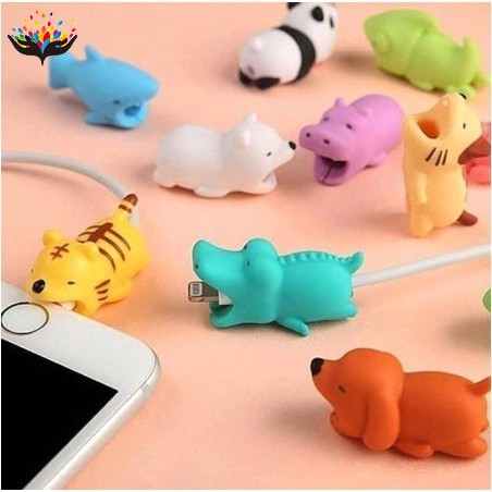 Vỏ Bảo Vệ Dây Cáp Hình Thú Cưng Hoạt Hình Đáng Yêu Tiện Lợi