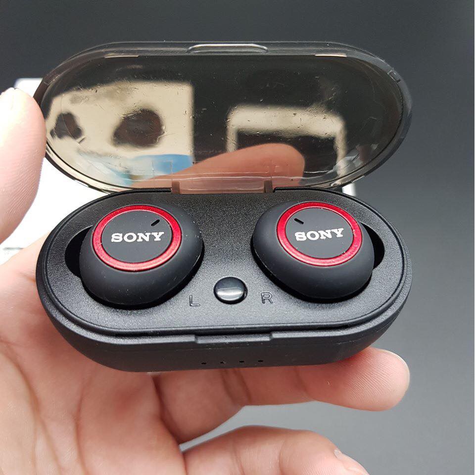 [FREESHIP 50K] Tai nghe Bluetooth Đen Sony sport TWS-D76 Rất ấm Bass-treble rõ ràng