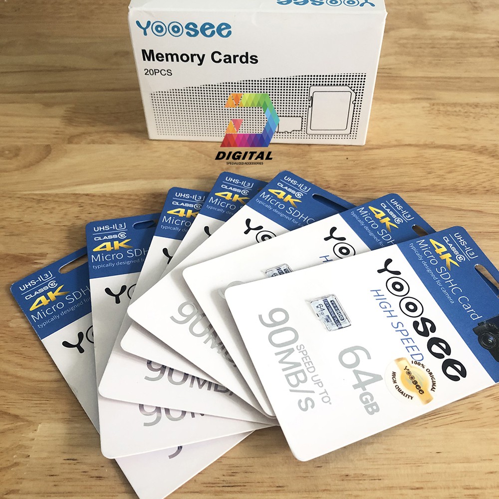 Thẻ Nhớ Microsdxc YOOSEE Extreme Plus 64GB UHS-I U3 4K R90MB/S W40MB/S Chính Hãng