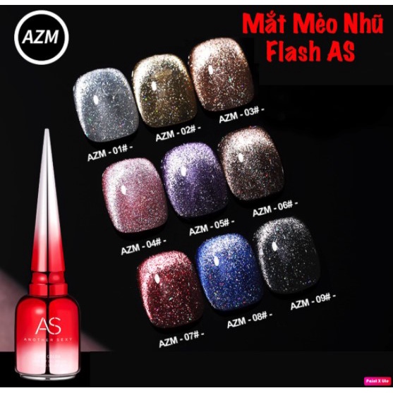 Sơn Gel Mắt Mèo Nhũ Flash AS Mã AZM 15ml