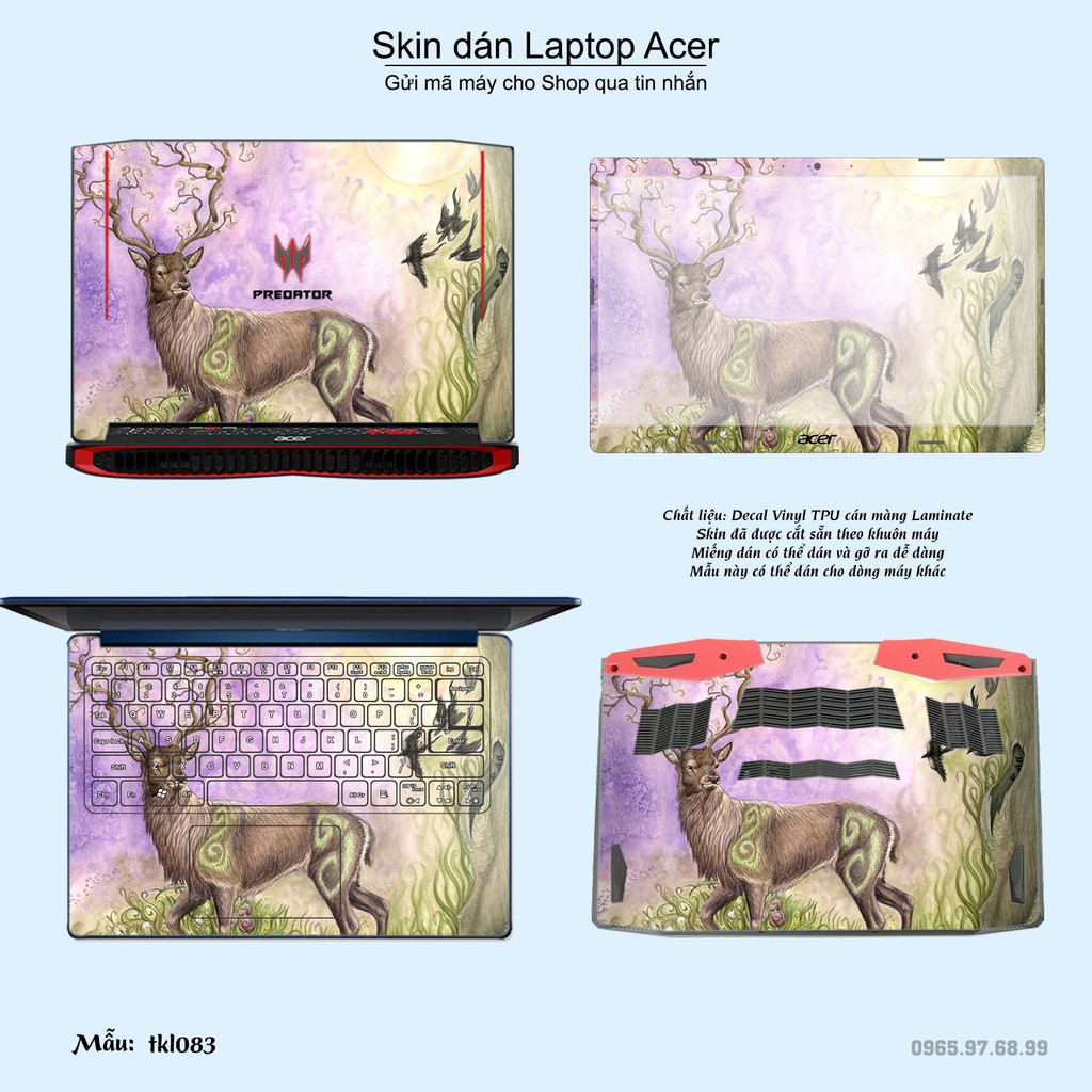 Skin dán Laptop Acer in hình thiết kế _nhiều mẫu 8 (inbox mã máy cho Shop)