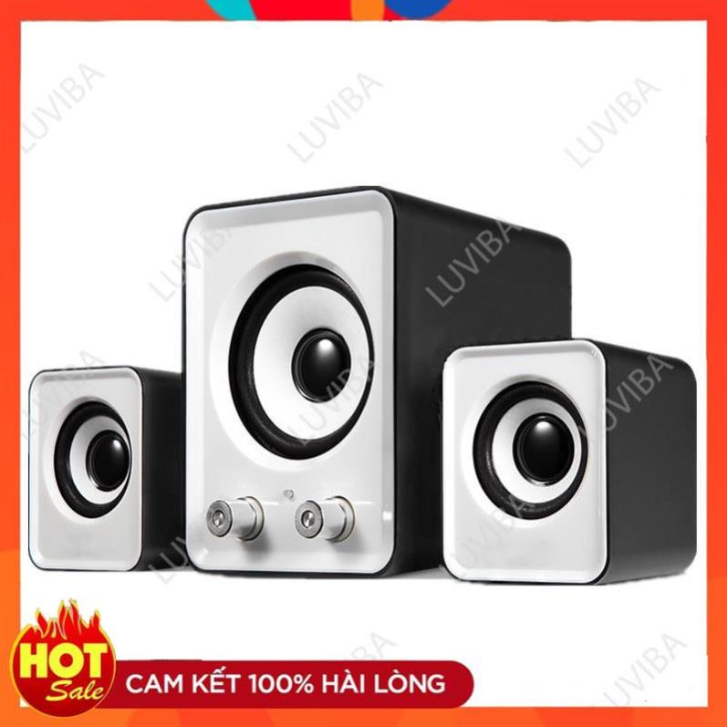 [Xịn] Loa máy tính để bàn mini bass mạnh loa vi tính cây giá rẻ LUVIBA FT202