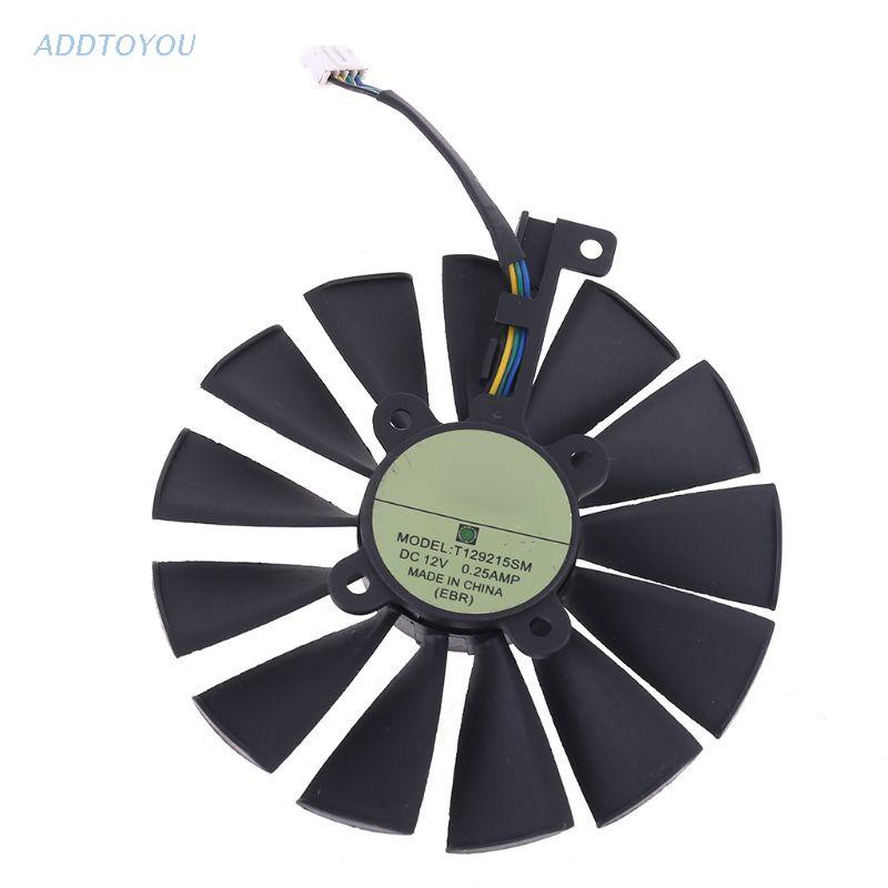 Quạt Tản Nhiệt Addt129215sm 12v95mm Vga Cho Asus Strix Rx470 Rx580