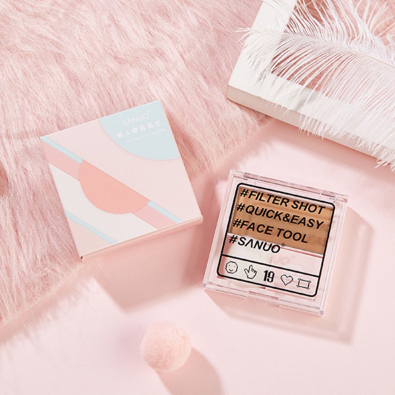 [Hàng mới về] Bảng phấn bắt sáng trang điểm chống nước lâu trôi | BigBuy360 - bigbuy360.vn