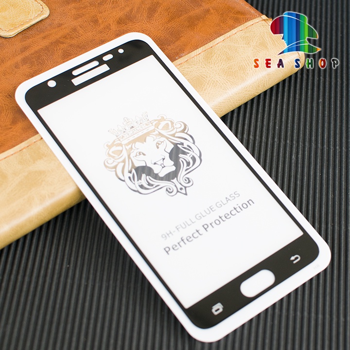 Ốp chống bẩn Samsung J7 Prime SM-G610 - Nhựa dẻo - Bên trong có lot nhung - Kính cường lực 9D