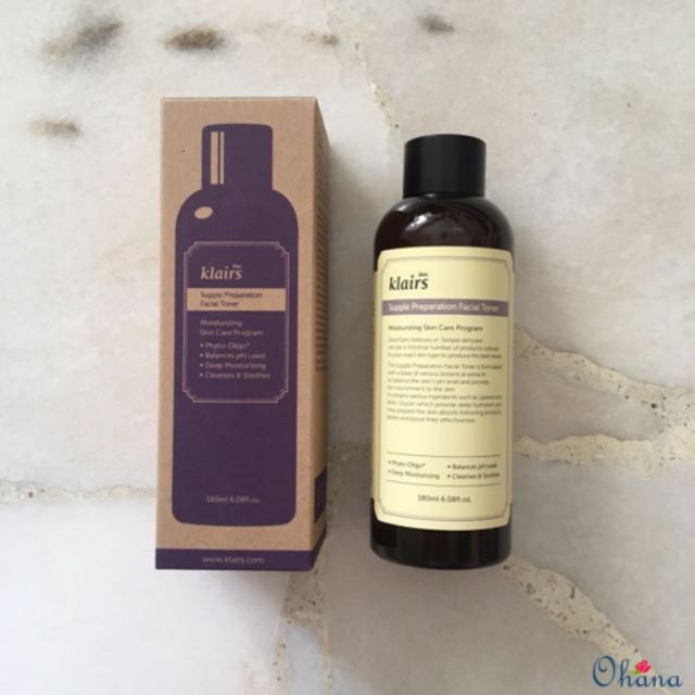 Nước hoa hồng DEAR KLAIRS SUPPLE PREPARATION UNSCENTED TONER 180ML | BigBuy360 - bigbuy360.vn