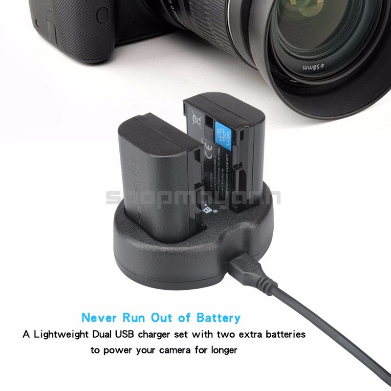 Sạc đôi LP-E6 cho CANON 80D, 70D, 60D, 6D, 7D, 5DII, 5DIII… hãng KingMa
