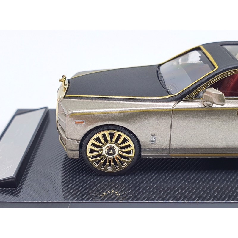 Xe Mô Hình Rolls-Royce Phantom 1:64 Collector's Model (Nâu Mui Đen Viền Vàng)