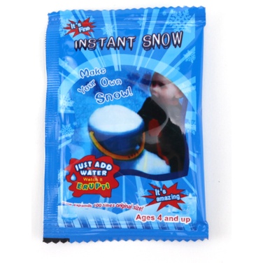 Tuyết nhân tạo bông tuyết bạc nguyên liệu làm thủ công handmade slime 8g