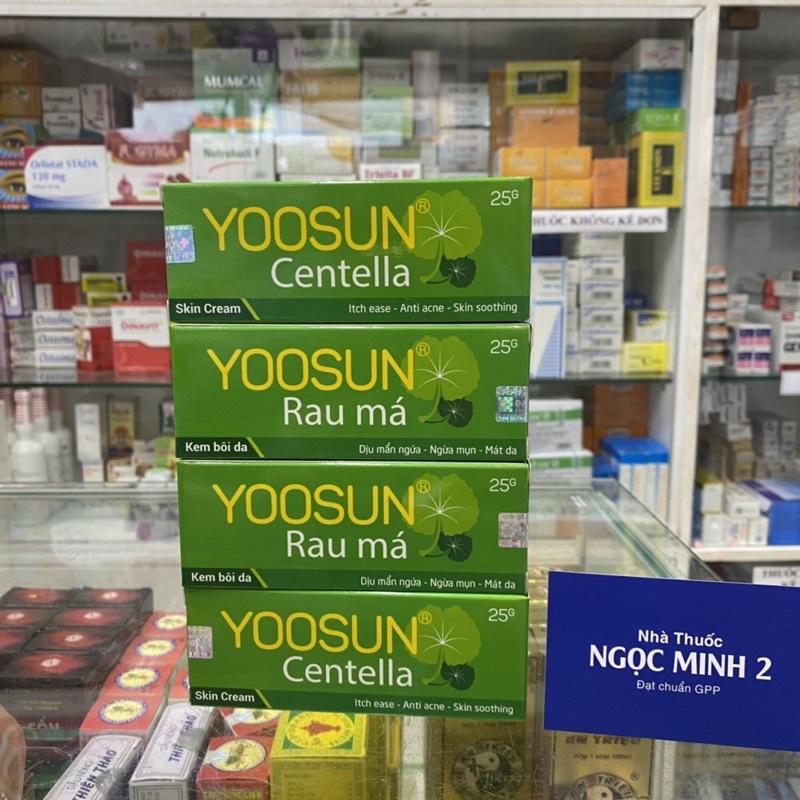 ✅ [Chính Hãng] [Tuýp 25g] Kem Bôi Da Yoosun Rau Má 25g dịu mẫn ngứa, ngừa mụn, mát da