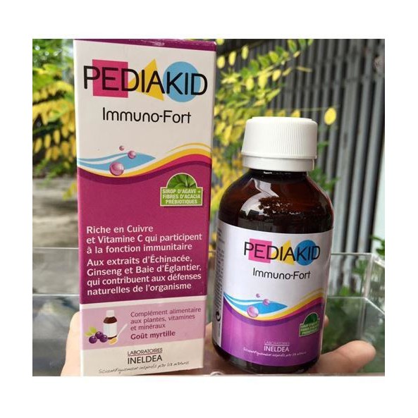 PEDIAKID tăng cường miễn dịch cho bé - Immuno Fort 125ml