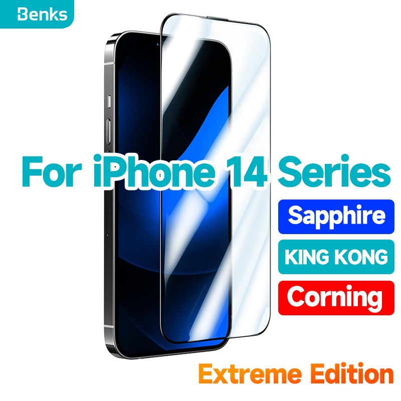 Benks Kính Cường Lực Bảo Vệ Màn Hình Chống Trầy Cho iphone 15 14 plus 13 pro max