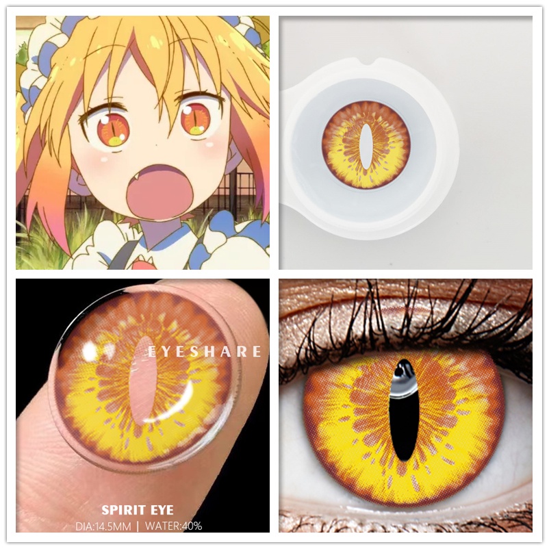 EYESHARE Cặp kính áp tròng hóa trang nhân vật Naruto độc đáo lens thời trang