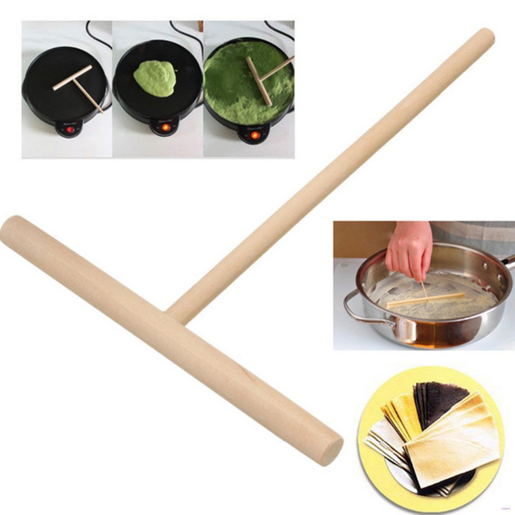 Set 2 Dụng Cụ Làm Khoai Tây Chiên Hình Chữ T Bằng Gỗ