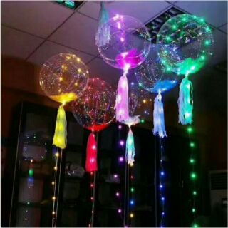 Bong bóng galaxy trong suốt đèn led