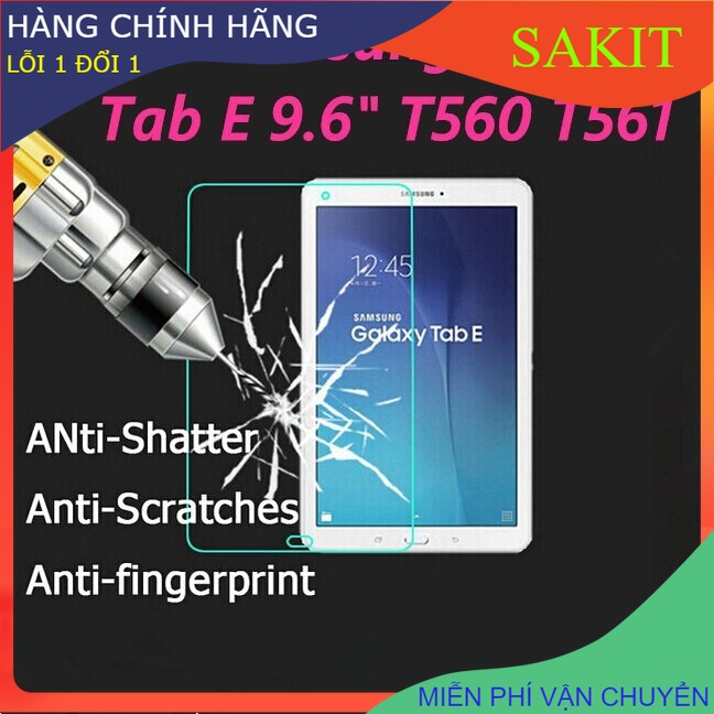 Kính Cường Lực Samsung Galaxy Tab E- 9.6 Inch (SM-T560/ T561).