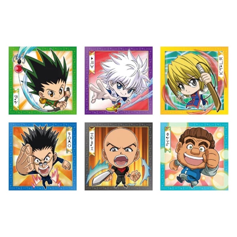 Bánh xốp và thẻ dán ngẫu nhiên Hunter x Hunter