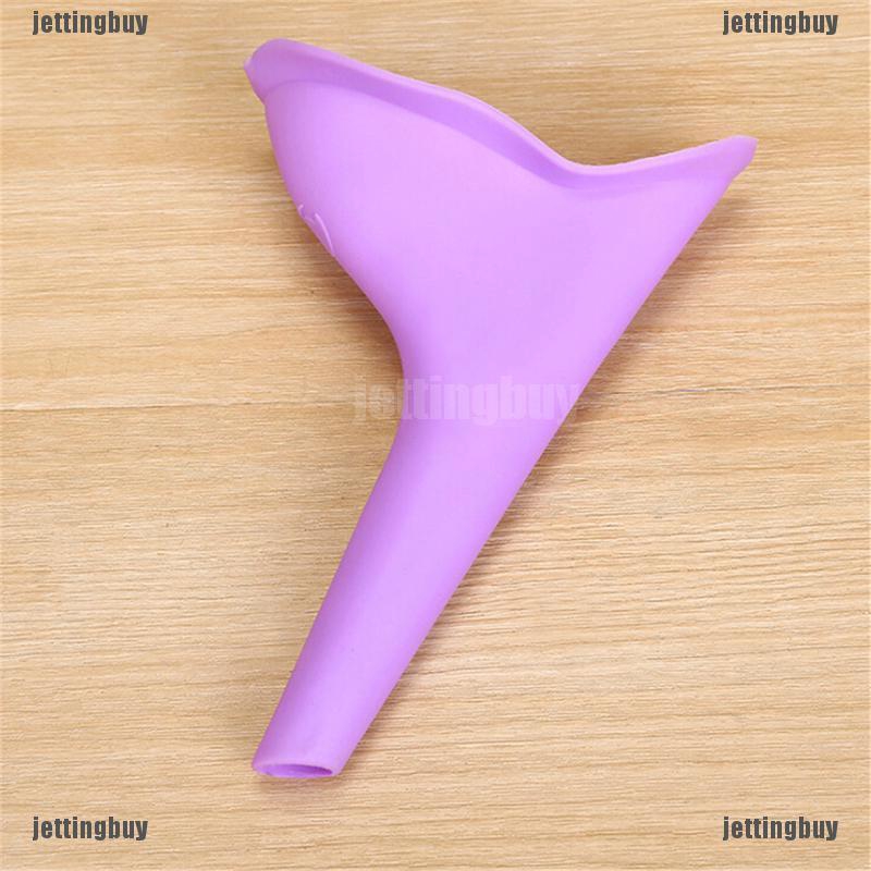 JETTING Dụng cụ hỗ trợ đi vệ sinh bằng silicon thiết kế tiện dụng cho nữ khi du lịch