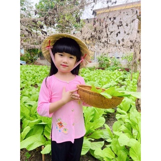 Bộ bà ba thun bé gái 9-20kg