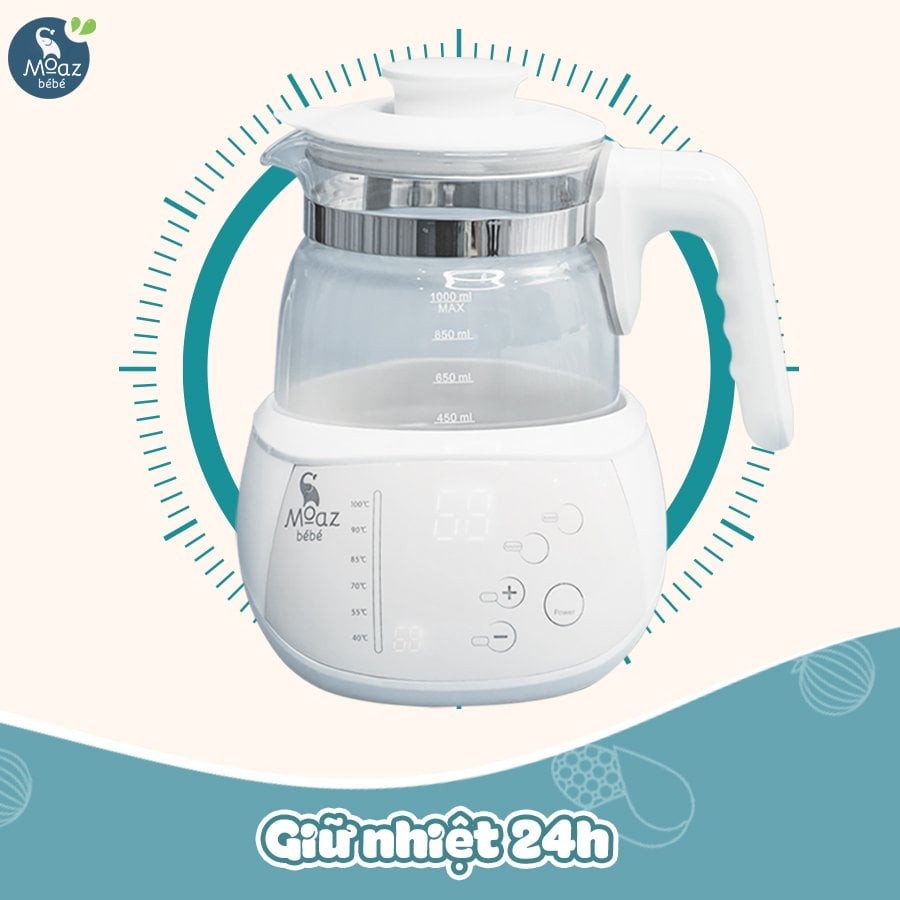 BÌNH ĐUN NƯỚC THÔNG MINH MOAZ BÉBÉ MB-002