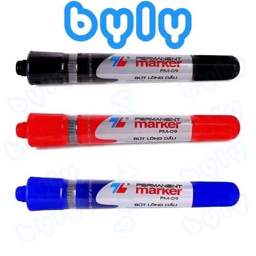 Bút lông dầu 2 đầu cây lớn 𝑻𝒉𝒊𝒆̂𝒏 𝑳𝒐𝒏𝒈 PM-09