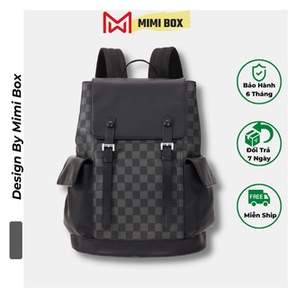 Balo nam nữ thời trang da cao cấp ulzzang phong cách unisex hàn quốc đựng laptop - MiMiBOX