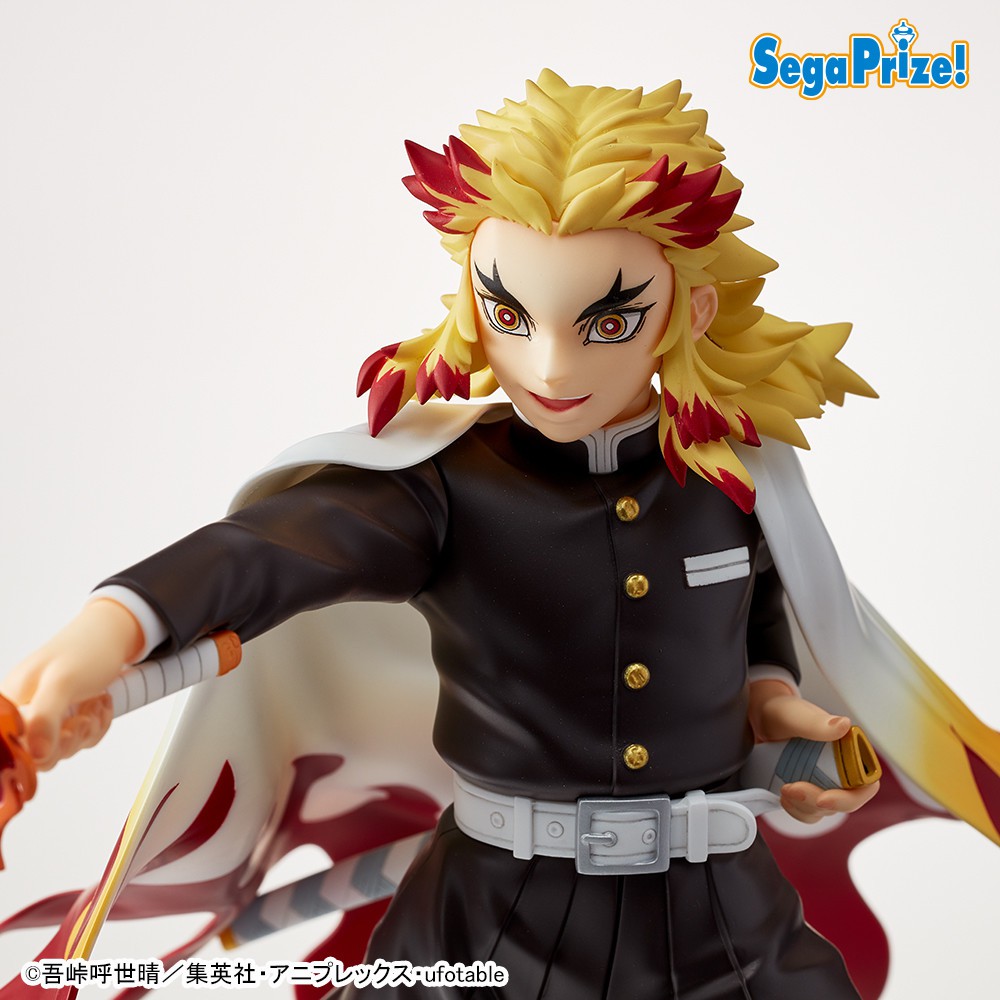 Mô Hình Figure Chính Hãng Anime Thanh Gươm Diệt Quỷ, Kimetsu no Yaiba - Rengoku Kyoujurou - SPM Figure, SEGA, chính hãng