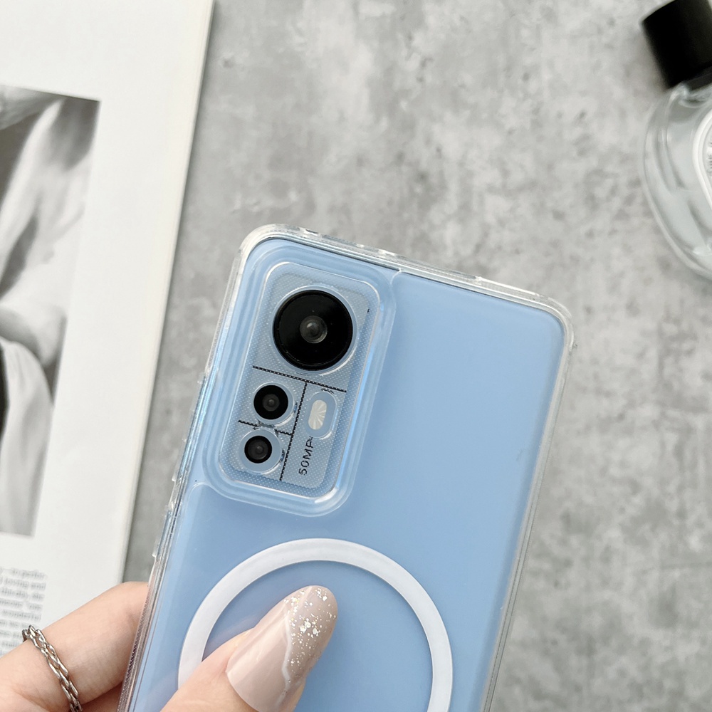 Ốp Điện Thoại Acrylic Cứng Trong Suốt Chống Sốc Cho Xiaomi Mi 11 Ultra 12 Pro