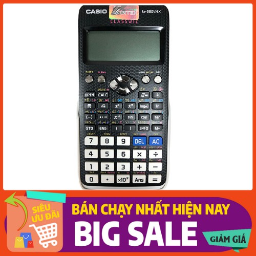 Máy tính Casio FX 580VNX -FX580VNX - Tính Toán Nhanh, Độ Chính Xác Cao, Chất Lượng Bền