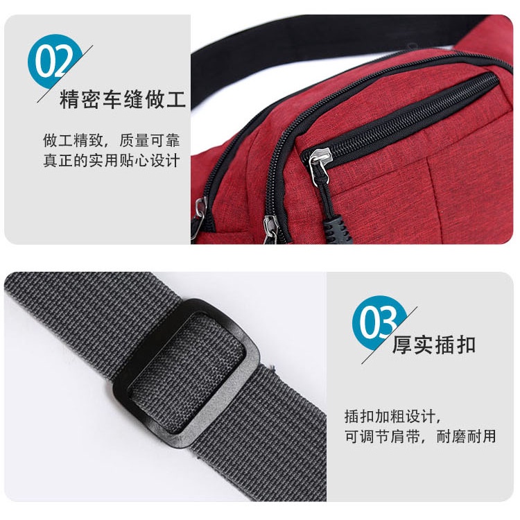 Túi đeo chéo ngực thiết kế nhỏ nhắn thời trang cá tính cho nam nữ