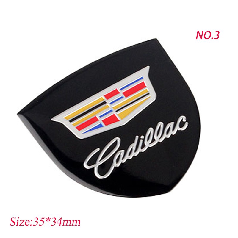 Miếng Dán Logo Kim Loại Cho Xe Cadillac Srx Escalade Ats Xt5