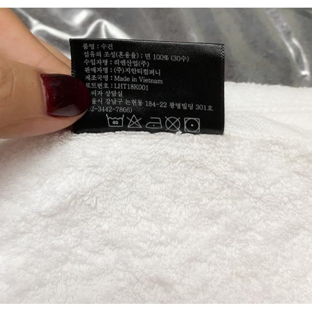 Combo 4 khăn tắm xuất Hàn size 40x80 hàng đẹp chất xịn loại A