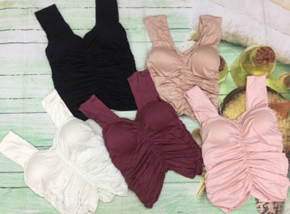(Xả kho giá gốc) Áo kiểu có mút ngực (hình thật kế bên)