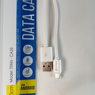 Cáp 1m 2.1A Chân Micro TITAN - CA33