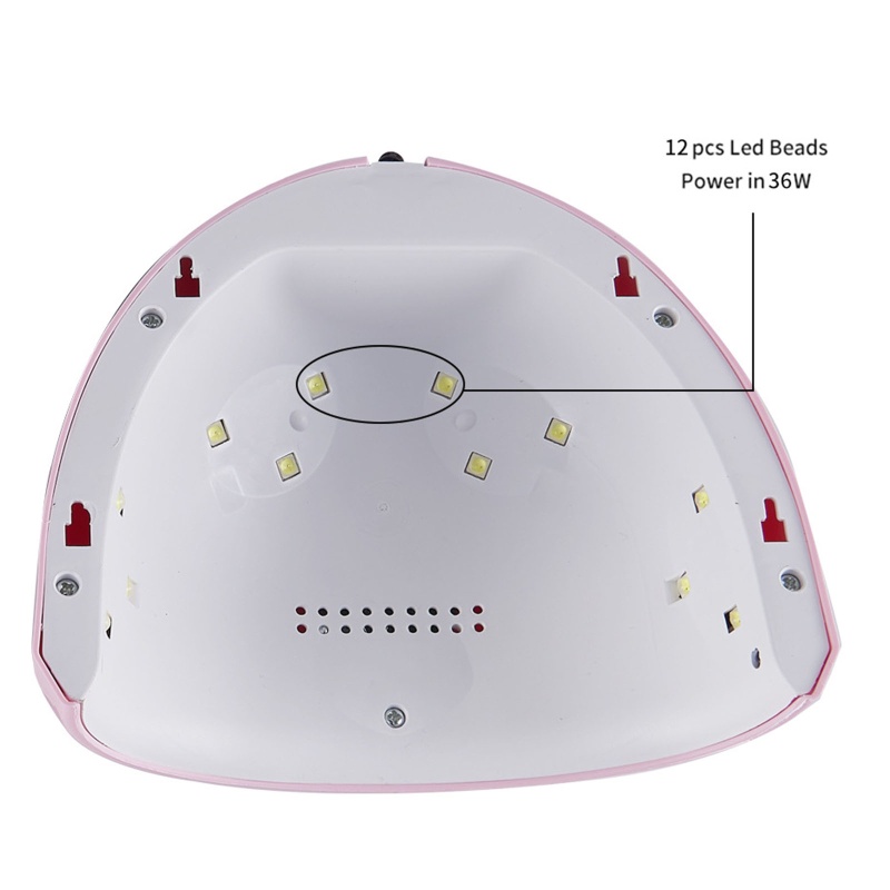 Đèn Led UV 36W Hong Khô Sơn Móng Tay Có Cảm Biến Tự Động