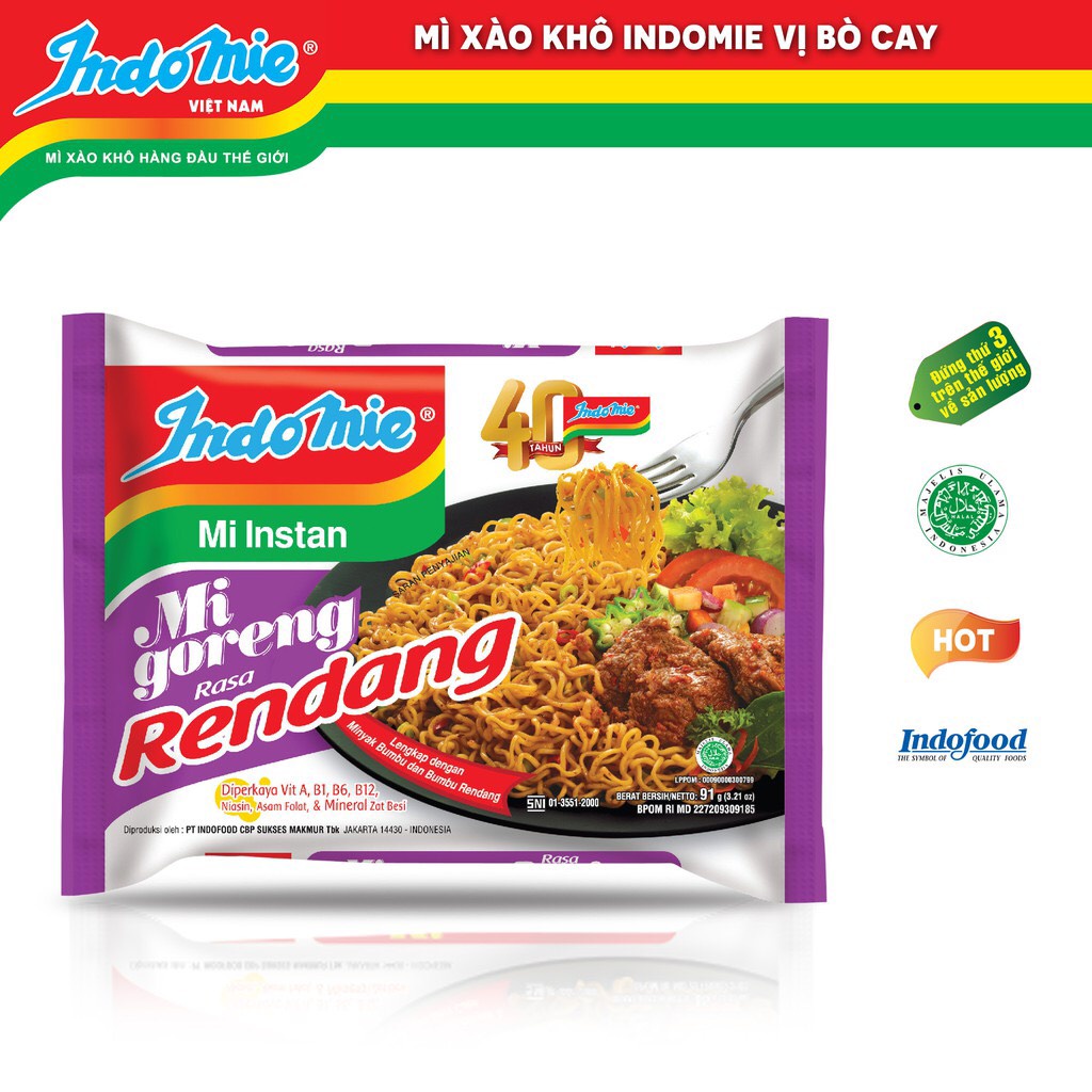 [Mã GROXUAN1 giảm 8% đơn 150K] [ Siêu Hot ] Mỳ Indomie Thùng 40 Gói Chọn Vị Theo Yêu Cầu ( Mì Trộn, Mì xào) | BigBuy360 - bigbuy360.vn