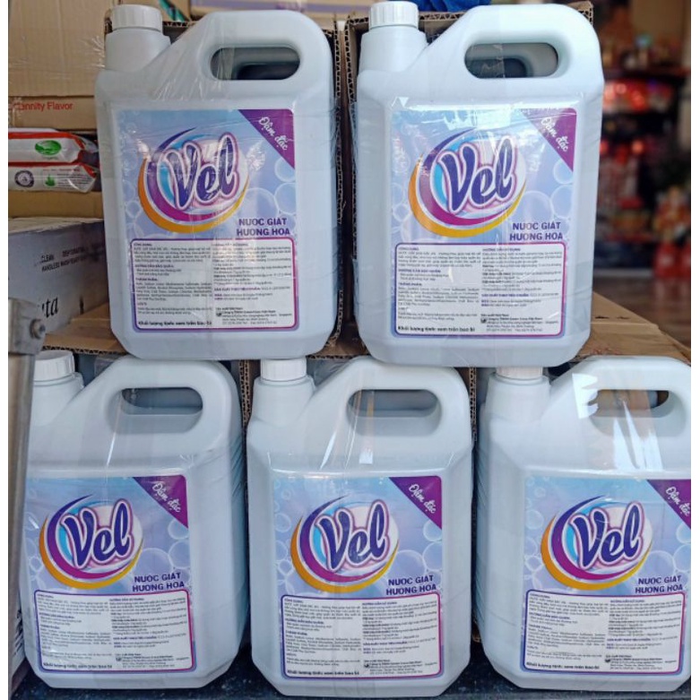 NƯỚC GIẶT VEL - Hương Hoa can 5L