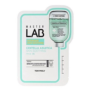 Mặt nạ miếng tinh chất Rau Má Tony Moly Master Lab Centella Asiatika Mask Sheet 19g