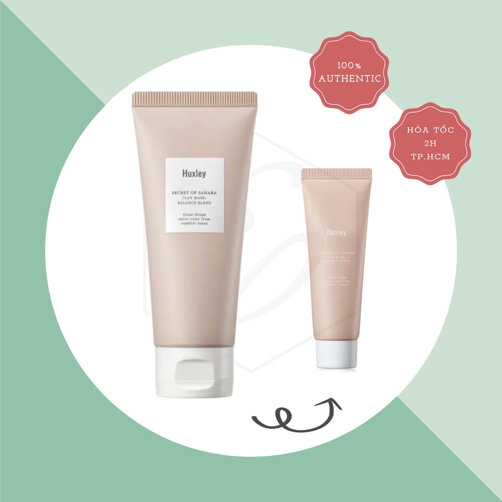 Mặt Nạ Đất Sét Huxley Secret Of Sahara Clay Mask Balance Blend