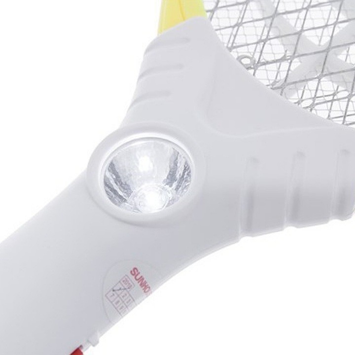 Vợt Muỗi Chính Hãng Sunhouse SHE-MT1702 tích hợp đèn pin ,hàng mới ,ảnh thật