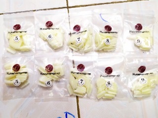 Móng Úp Hsm Lẻ Side [0,1,2,3,4,. 5,6,7,8,9 ] Túi Gồm 50 Móng