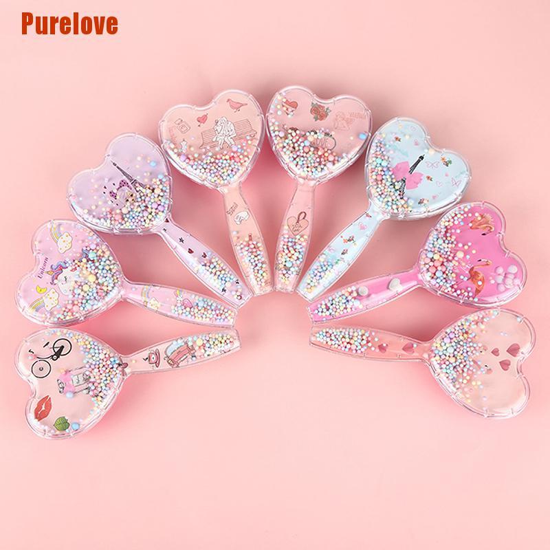 1 Kẹp Tóc Trái Tim Trong Suốt