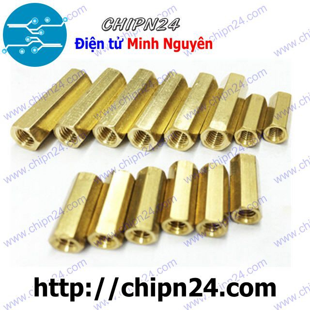 [4 CÁI] Cọc đồng M3x45 (C-C) (Trụ đồng)