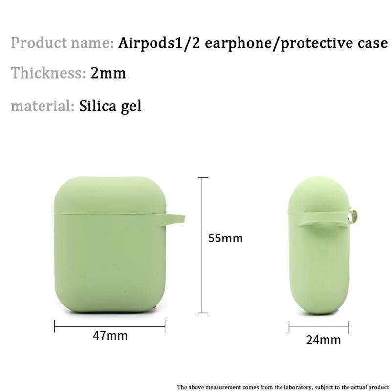 Vỏ Bảo Vệ Hộp Sạc Tai nghe không dây AirPods Pro / 3 2 1 Bằng Silicon Mềm