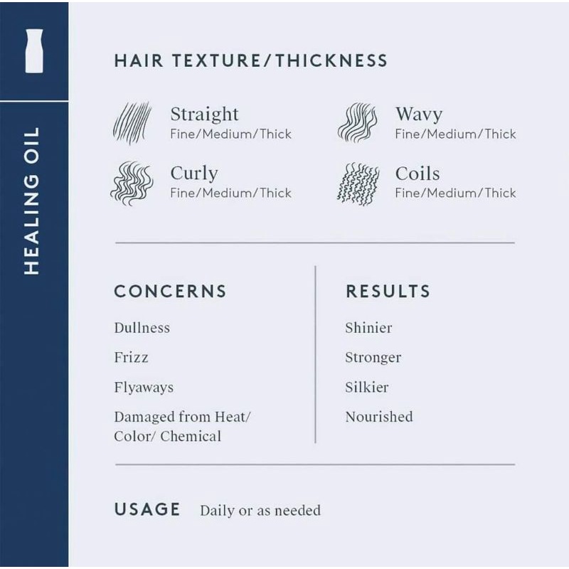 Dầu dưỡng tóc cao cấp Healing Oil Virtue 9ml