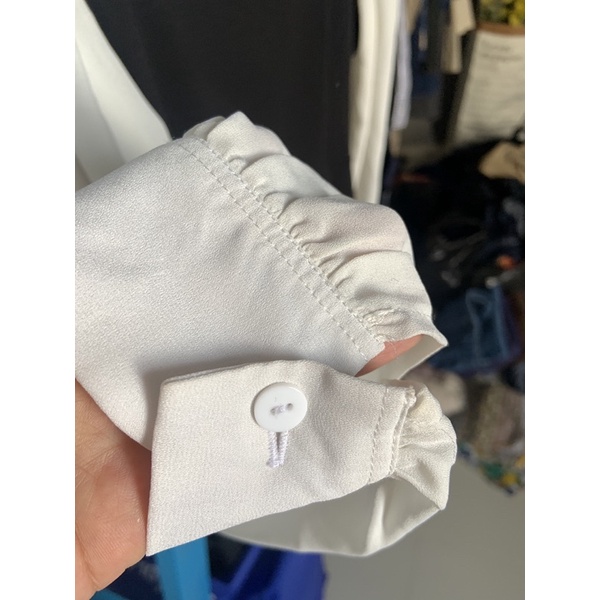 Đầm dự tiệc màu trắng đen cổ vuông chất liệu voan lụa sang chảnh - đầm nữ dự tiệc form suông dài