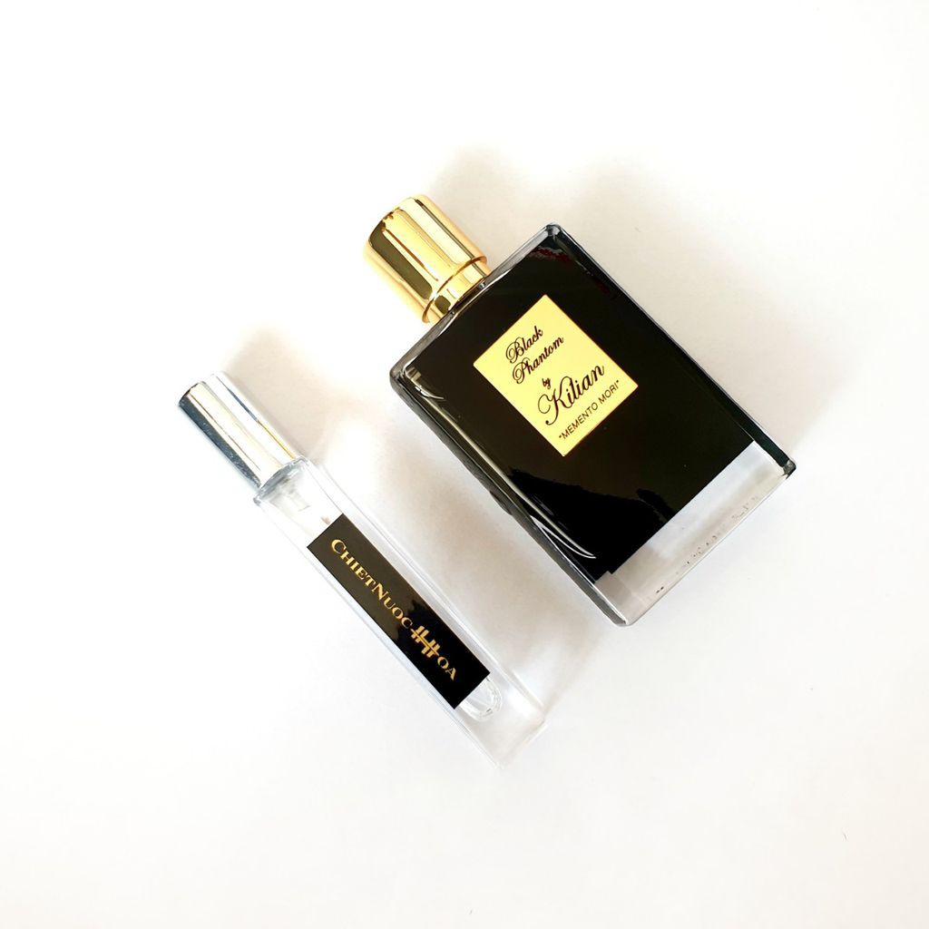 MẪU THỬ Nước hoa unisex KILIAN Black Phantom 10Mml dạng xịt - hương rượu rum , Cà phê và Sô cô la đen