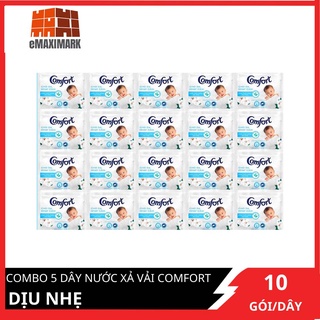 Combo 5 dây nước xả vải comfort diu nhe