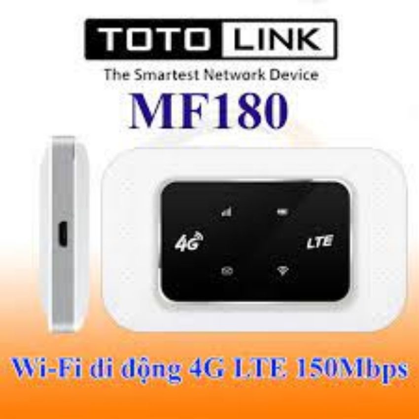 Bộ phát wifi 4G Totolink MF180L 10User, 150Mbps - Hàng chính hãng